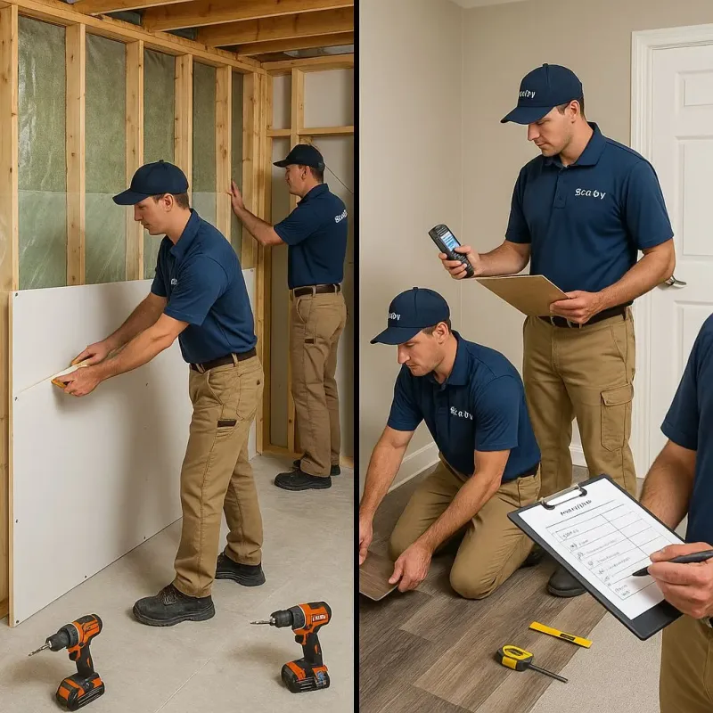 Repairs and Reconstruction process in Angelina County, TX